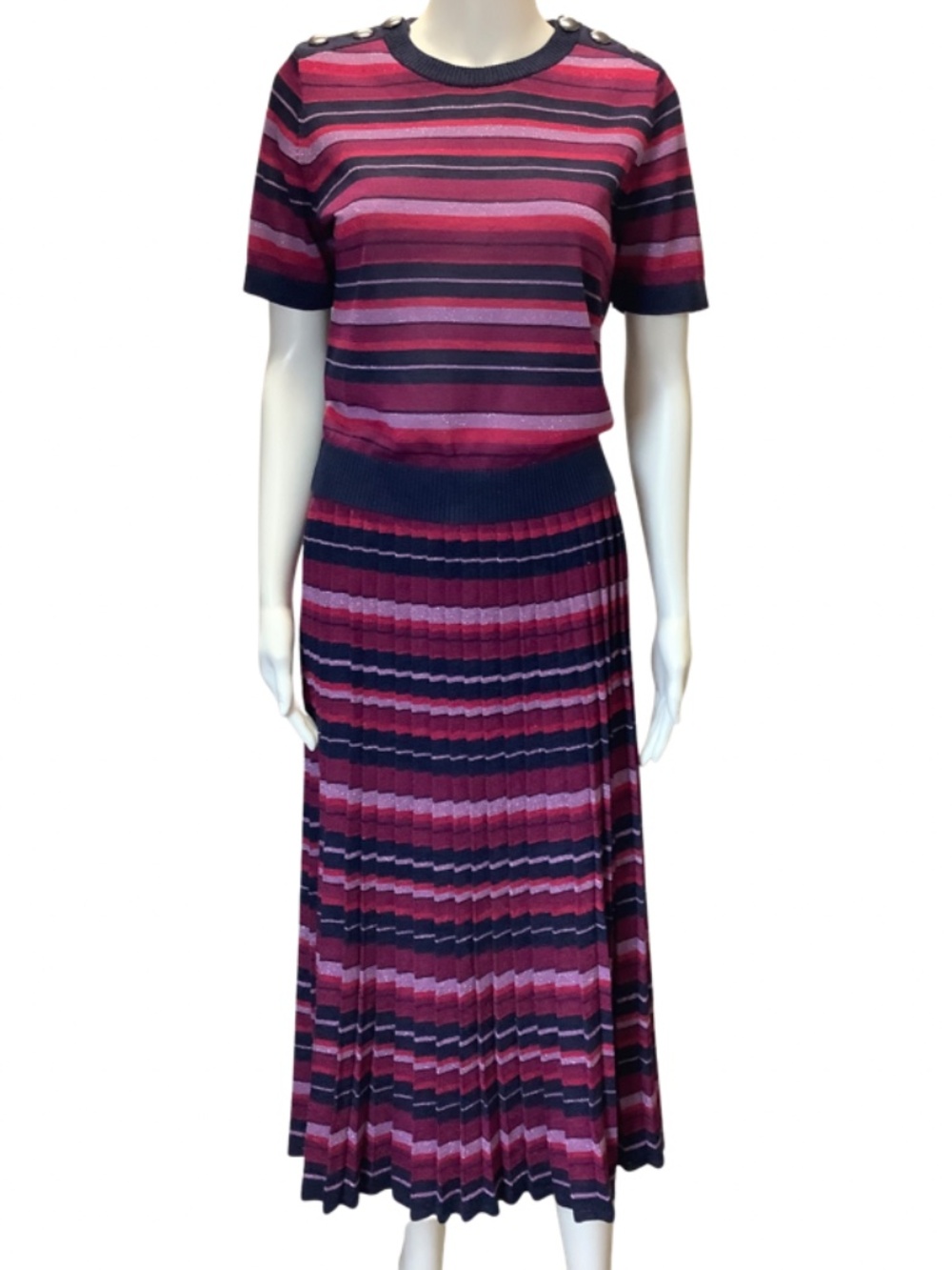 Kate Spade Multicolor 2 Pc. Top Skirt Set Size: S